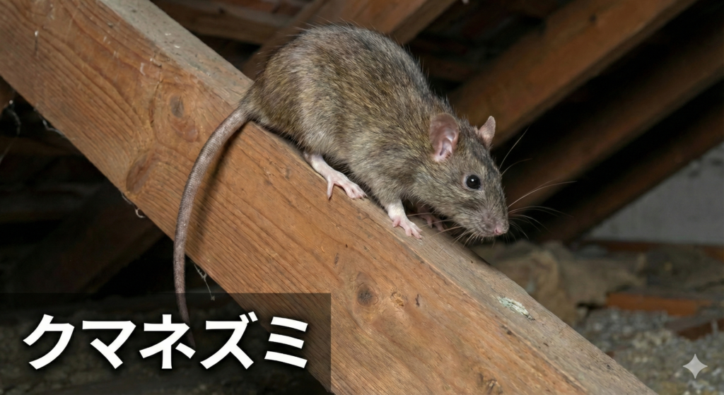 クマネズミ特徴