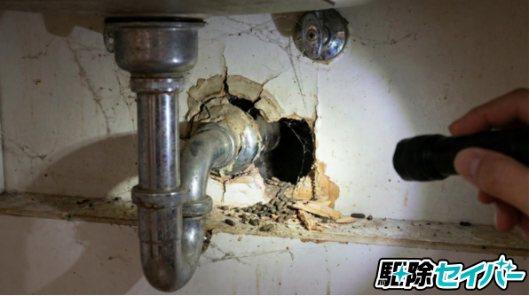 ネズミの侵入経路例