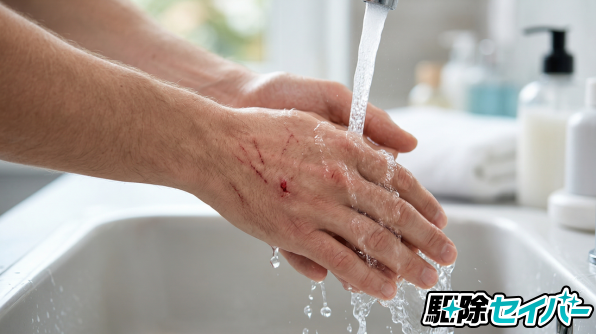 アライグマに噛まれた・引っ掻かれた時の応急処置