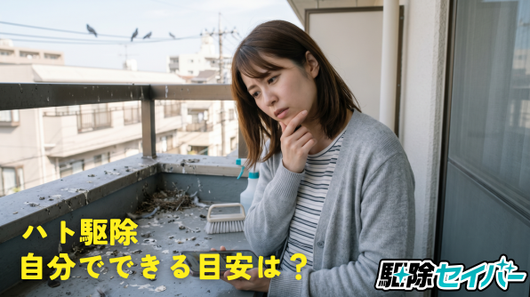 自分でハト駆除できる被害レベルは？