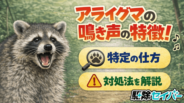 【動画あり】アライグマの鳴き声の特徴！特定の仕方や対処法を解説