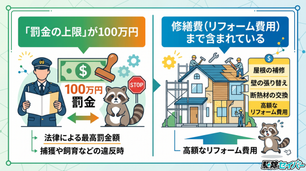 アライグマ駆除に100万円かかるって本当？