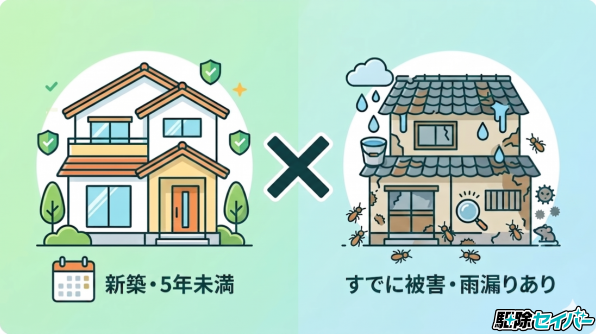 シロアリ予防が無駄になるケース
