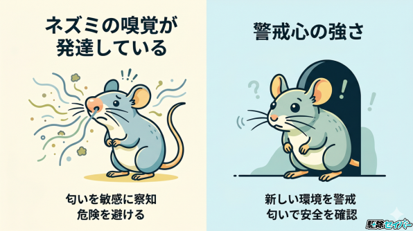 ネズミ対策に「匂い」が有効な理由