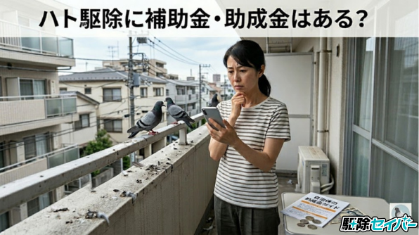 ハト駆除に補助金・助成金はある?