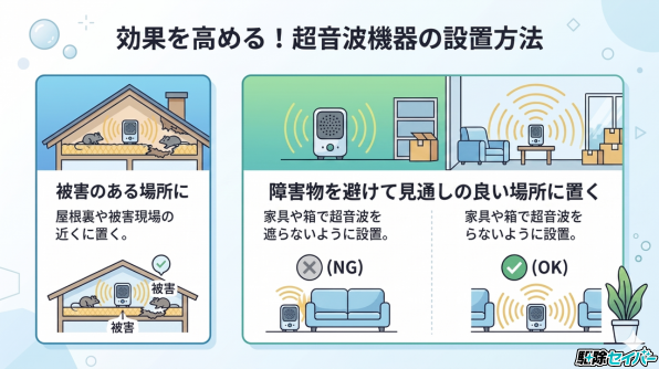 効果を高める!超音波機器の設置方法