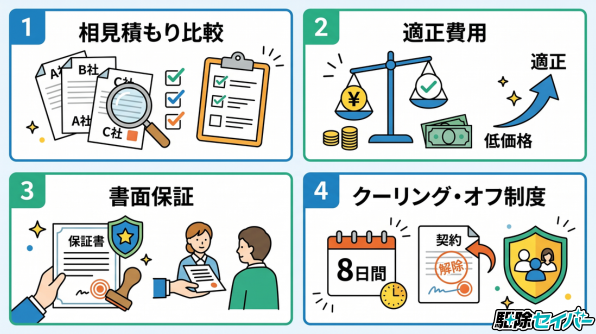 契約前に確認すべき4つのこと